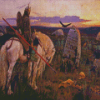 Knight At The Crossroads Vasnetsov Diamond Painting