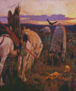 Knight At The Crossroads Vasnetsov Diamond Painting