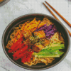 Korean Somen Noodle Salad Diamond Painting