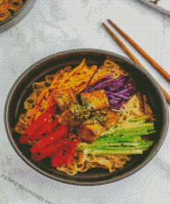 Korean Somen Noodle Salad Diamond Painting