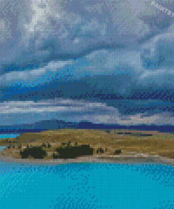 Lake Tekapo View Diamond Painting