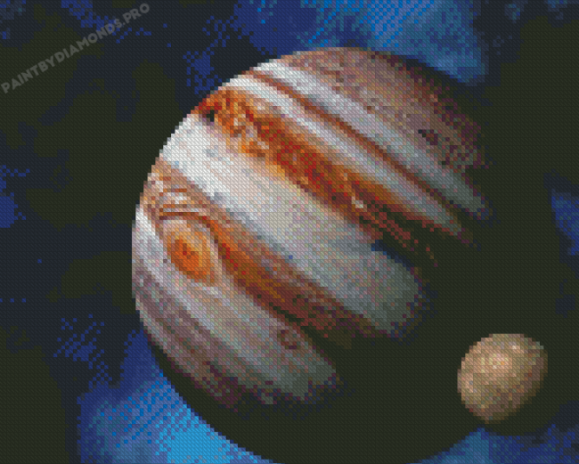 Largest Planet Jupiter Diamond Painting