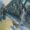 Le Pont De L Europe By Gustave Caillebotte Diamond Painting