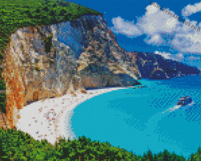 Lefkada Island Beach Diamond Paintings