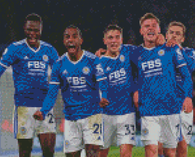 Leicester City Players Diamond Painting