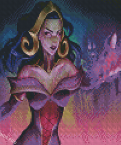 Liliana Magic The Gathering Diamond Paintings