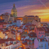 Lisbon Buildings Diamond Paintings