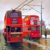 London Trolleybus Diamond Painting