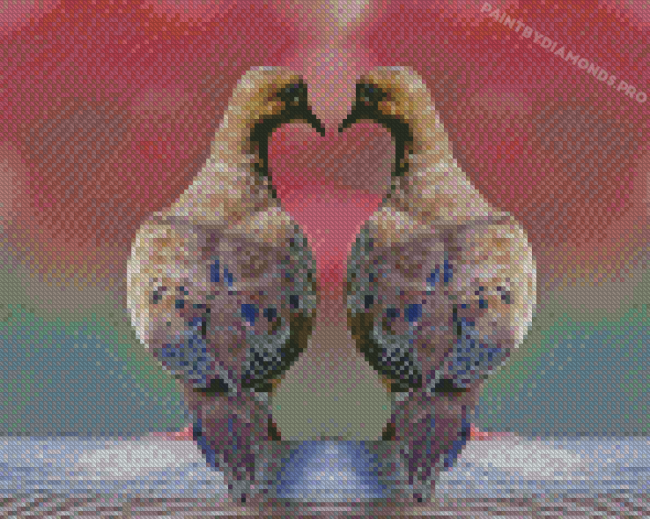 Love Dove Pigeon Diamond Painting