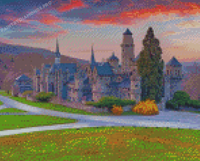 Lowenburg Castle Kassel Germany Diamond Painting