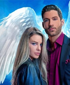 Lucifer Morningstar And Chloe Diamond Painting