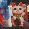 Lucky Waving Cat Diamond Painting