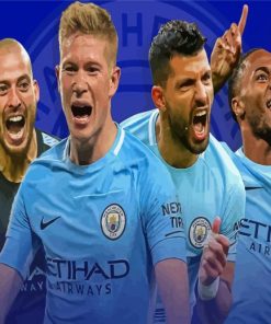 Man City Team Diamond Paintings