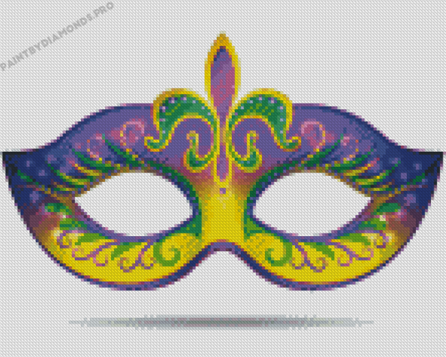 Mardi Gra Mask Art Diamond Painting