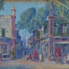 Marianne North Street Of Blood Delhi Diamond Painting