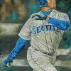 Mariners Baseball Player Art Diamond Painting