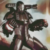 Marvel War Machine Diamond Painting