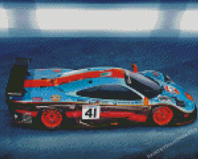 Mclaren Race Car Diamond Paintings