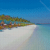 Meeru Island Beach Diamond Painting