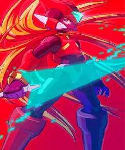 Mega Man Zero Diamond Painting