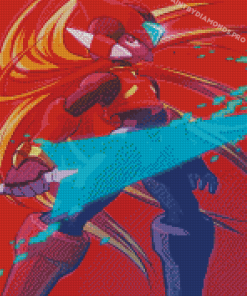 Mega Man Zero Diamond Painting