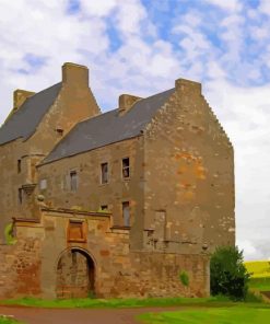 Midhope Castle Building Diamond Painting