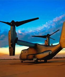 Military Aircraft Bell Boeing V22 Osprey Diamond Painting