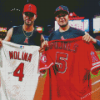 Molina And Pujols Players Diamond Painting