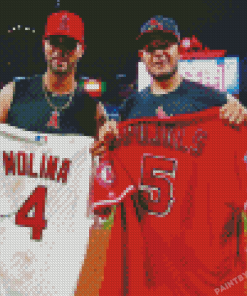 Molina And Pujols Players Diamond Painting