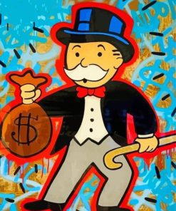 Monopoly Man Diamond Paintings