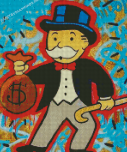 Monopoly Man Diamond Paintings