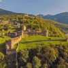 Montebello Castle In Bellinzona Diamond Painting