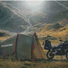 Motorcycle Camping Diamond Paintings