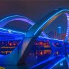 Nanning Bridge At Night Diamond Paintings