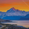 New Zealand Mount Cook Diamond Painting