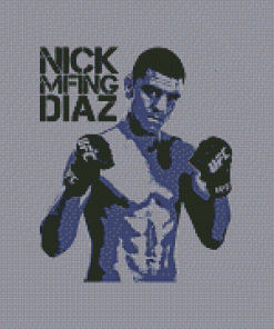 Nick Diaz Poster Diamond Painting