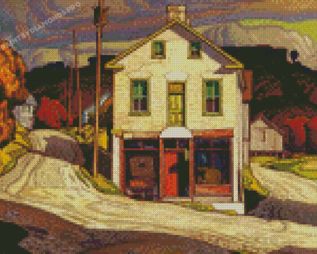 Old Store At Salem Diamond Paintings