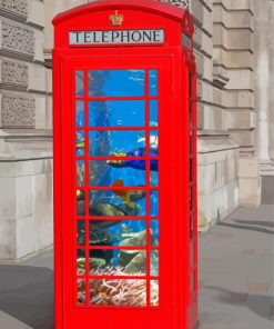 Phone Box Diamond Paintings