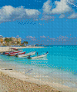 Playa Del Carmen Beach Diamond Painting