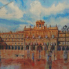 Plaza Mayor De Salamanca Spain Diamond Painting