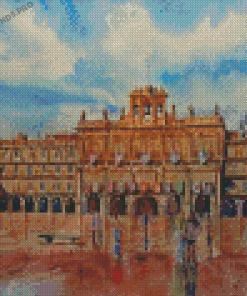 Plaza Mayor De Salamanca Spain Diamond Painting