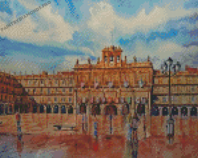 Plaza Mayor De Salamanca Spain Diamond Painting