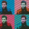 Pop Art Jake Gyllenhaal Actor Diamond Painting