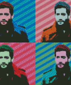 Pop Art Jake Gyllenhaal Actor Diamond Painting