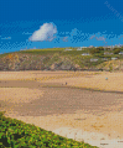 Porth Beach Diamond Painting