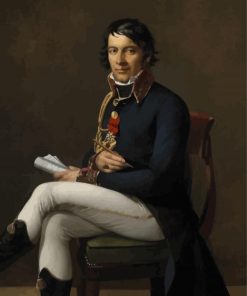 Portrait Of Baron Larrey By Marie Guillemine Benoist Diamond Painting