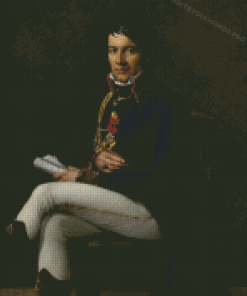 Portrait Of Baron Larrey By Marie Guillemine Benoist Diamond Painting