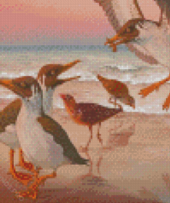 Primitive Birds Diamond Painting