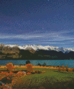 Queenstown At Night Diamond Paintings