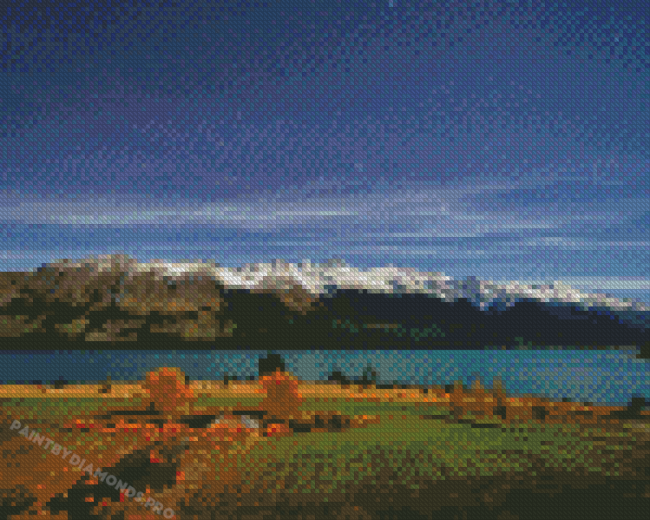 Queenstown At Night Diamond Paintings